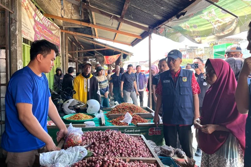 Disperindag Sulteng Gelar Sidak di Pasar Inpres Manonda Palu